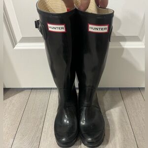 Hunter rainboots, size 6